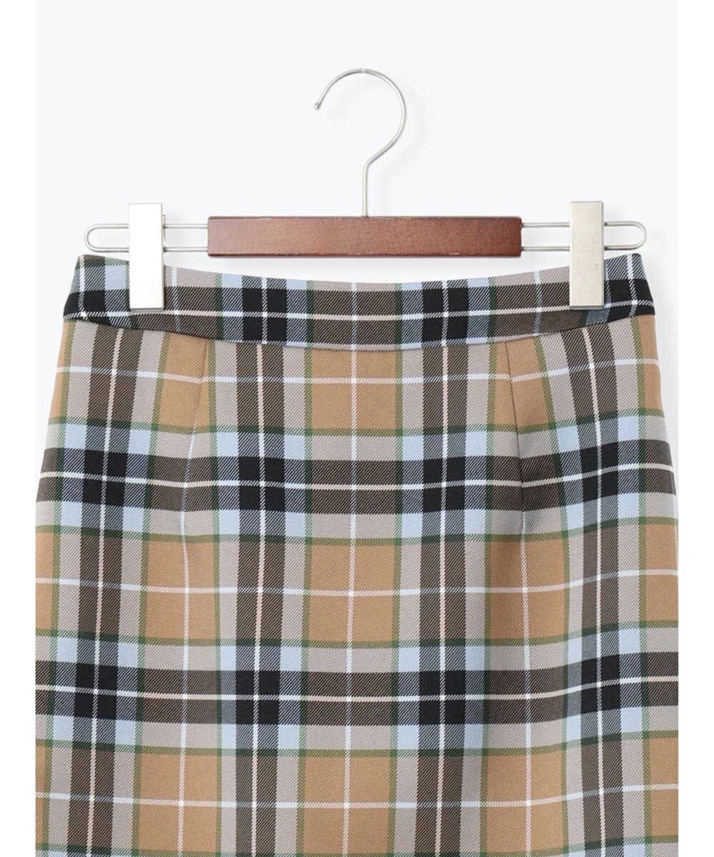 Te chichi チェックナロースカート 