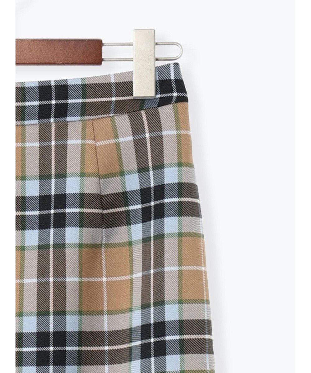 Te chichi チェックナロースカート 