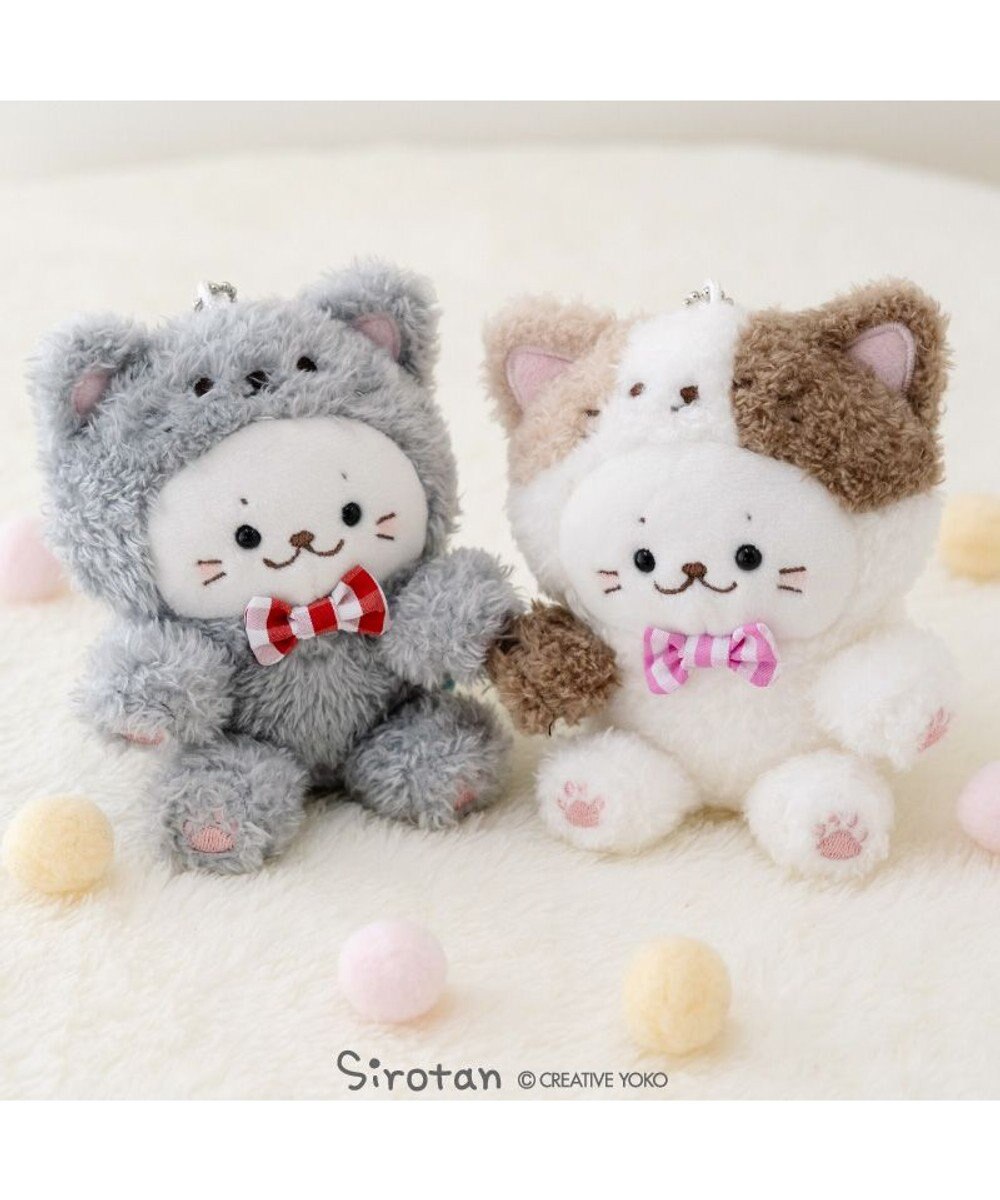 Mother garden しろたん 猫キーホルダー 《グレー》 単品 