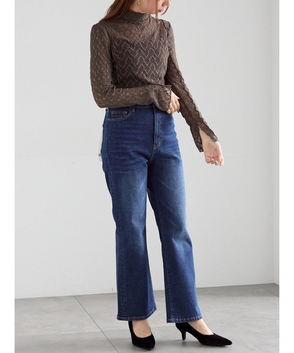 Te chichi パッチワークレース前後2WAY衿デザインTOPS《2025Autumn catalog item》 