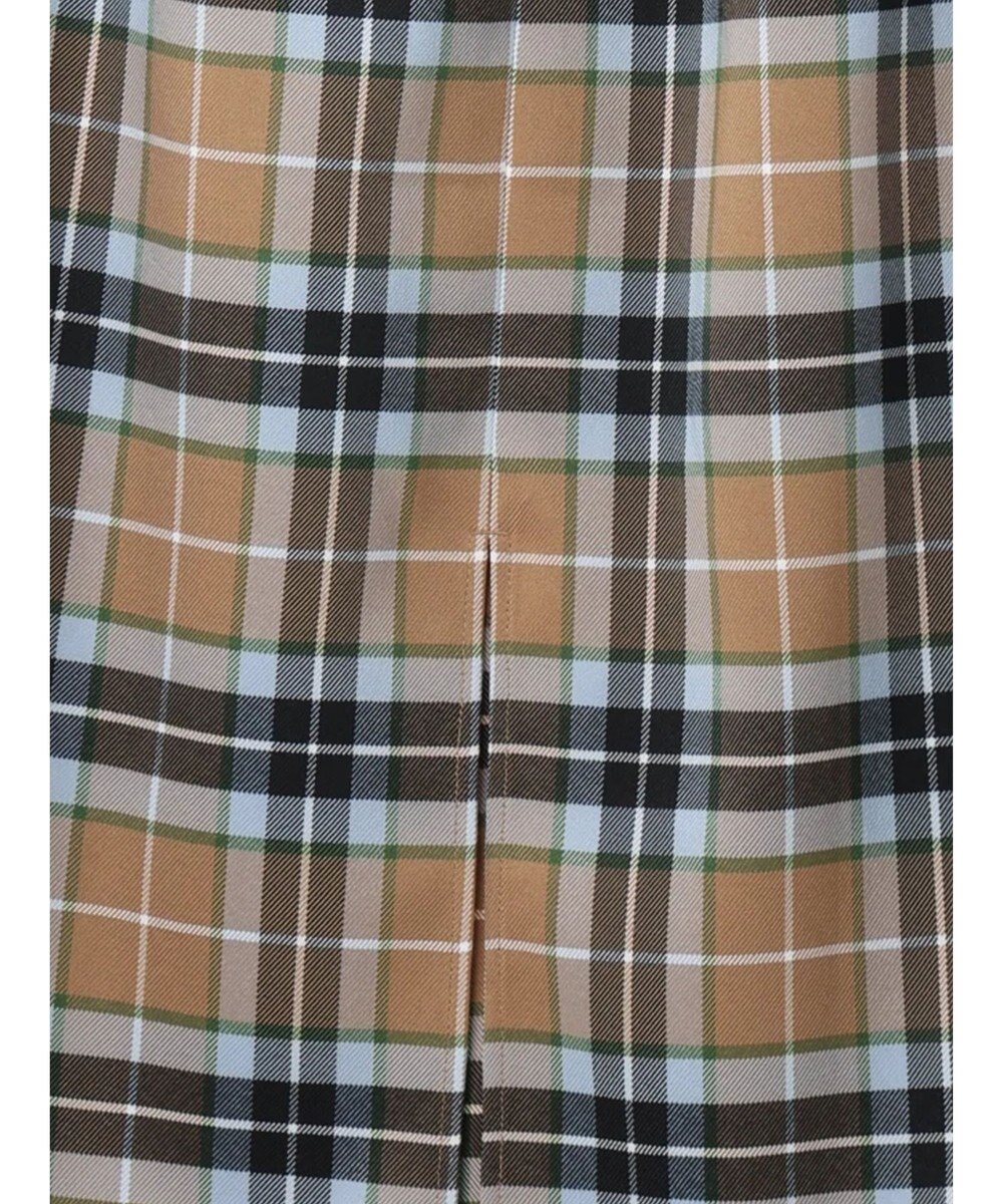 Te chichi チェックナロースカート 