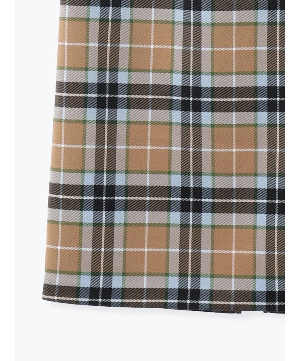 Te chichi チェックナロースカート 