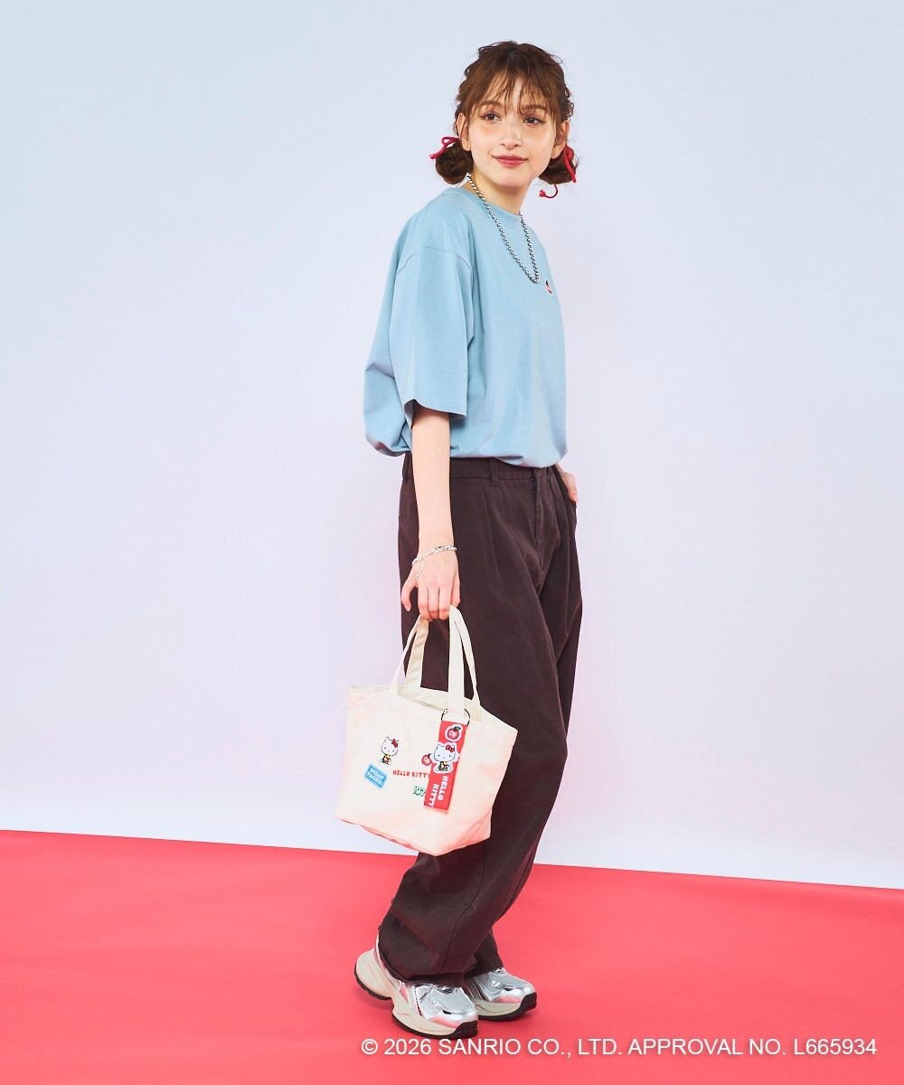 OP／FILA 【Ocean Pacific×ハローキティ】キャンバスミニトートバッグ 