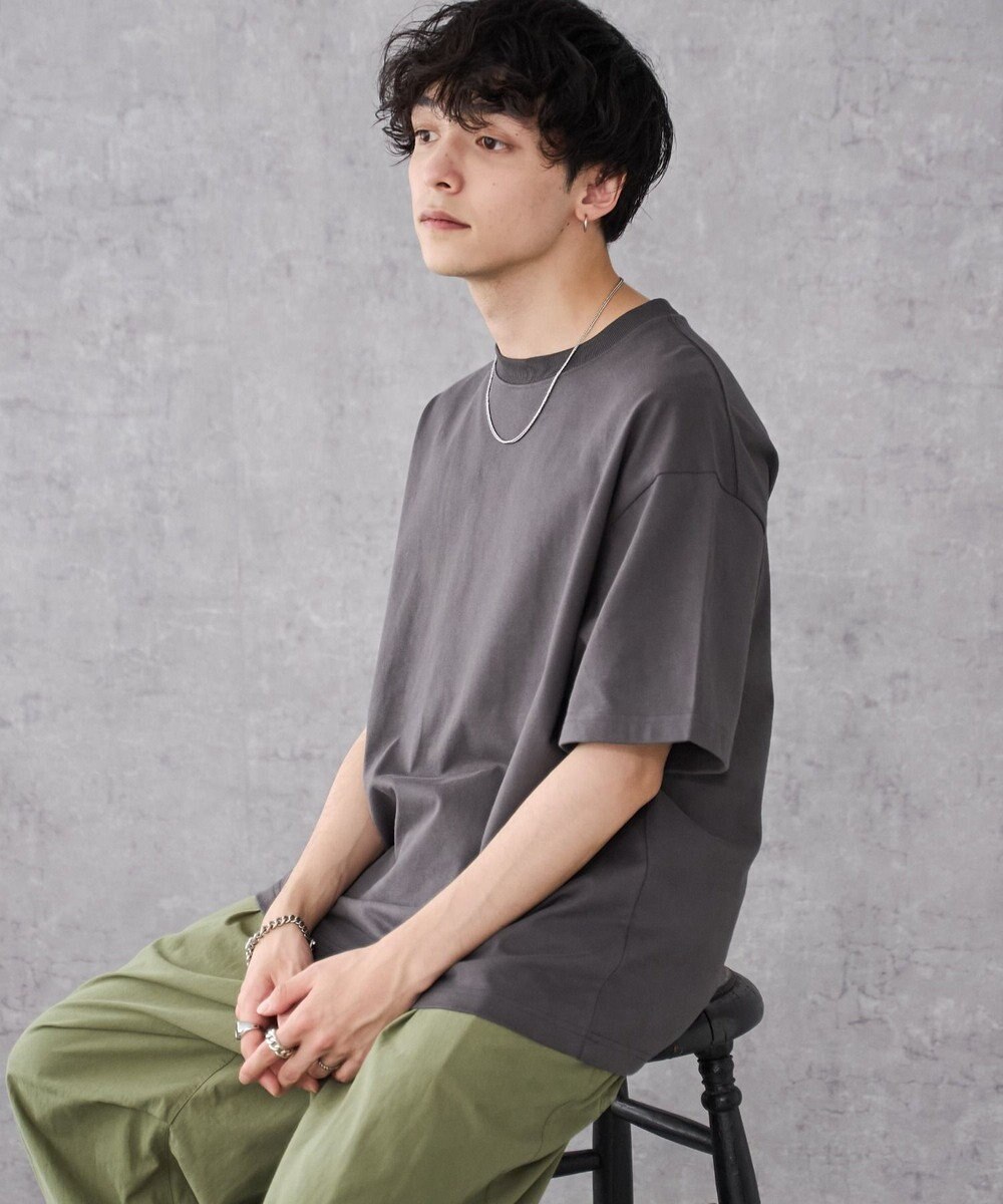 WEGO 【ユニセックス着用アイテム/綿100%/SMLXLサイズ展開】シルキーリッチヘビーコットンT 