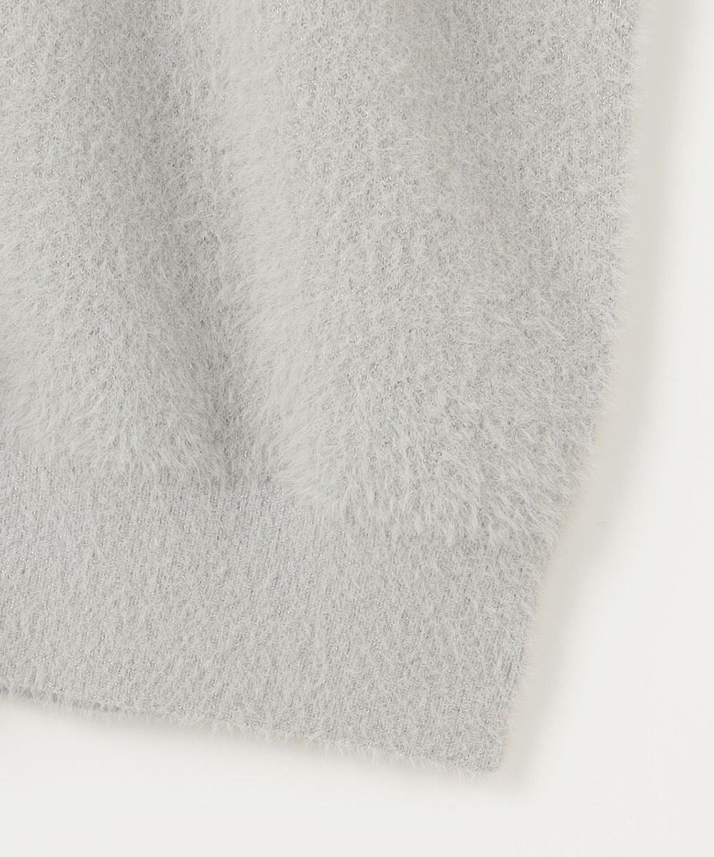 ANY SIS 【洗える】シャギーニット パーカー 