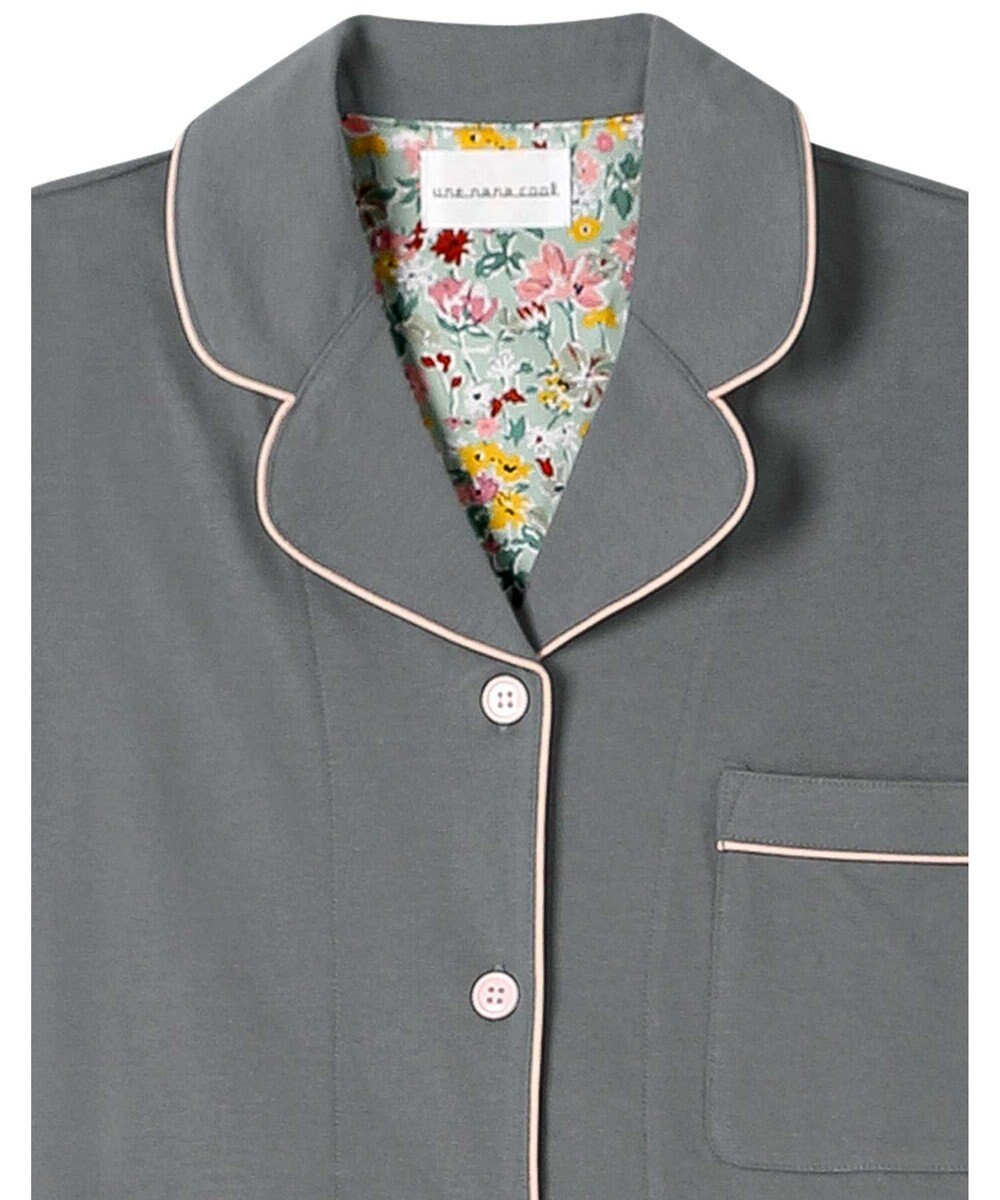 une nana cool 【綿100％】40ハイゲージ天竺半袖パジャマ MADE WITH LIBERTY FABRIC 