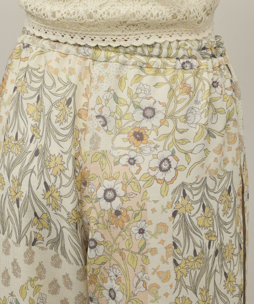 GRACE CONTINENTAL プリントイージーパンツ 