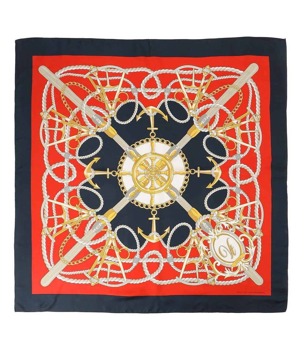 23区 スクエア シルク スカーフ 