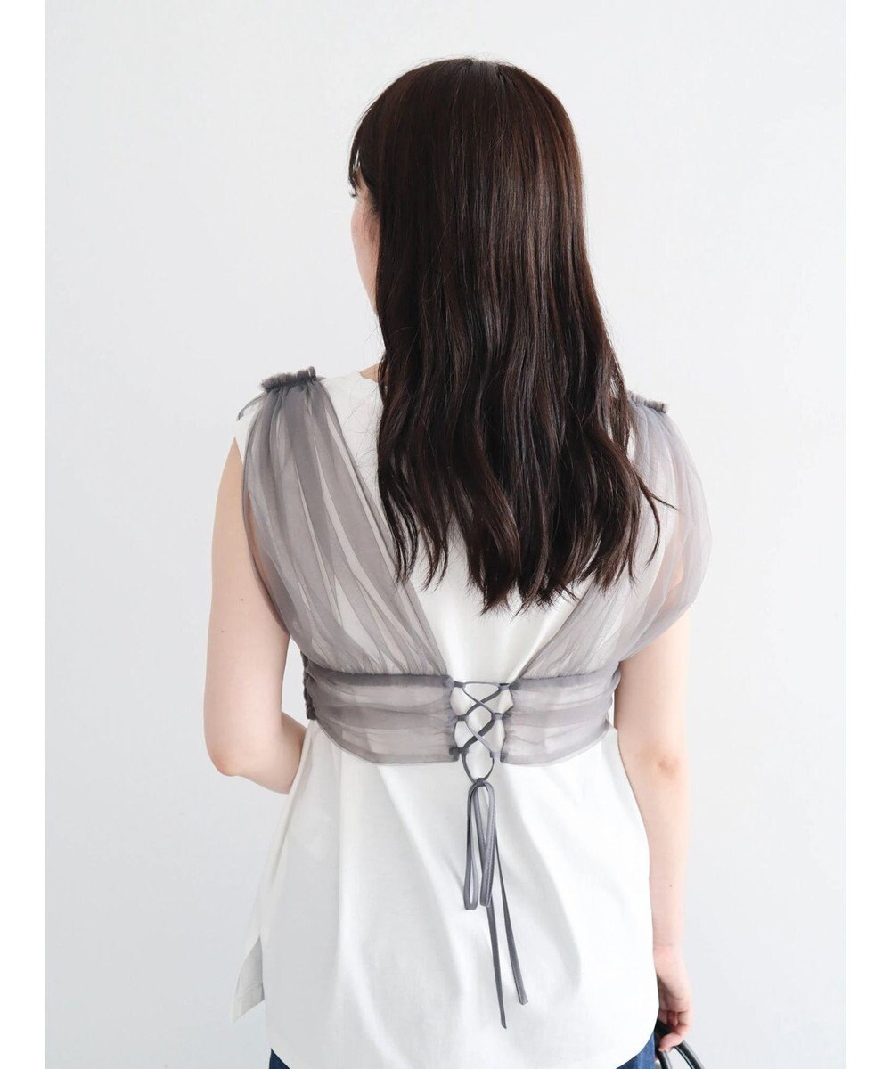 Green Parks ・ＥＬＥＮＣＡＲＥ　ＤＵＥ　バックレースアップビスチェ 