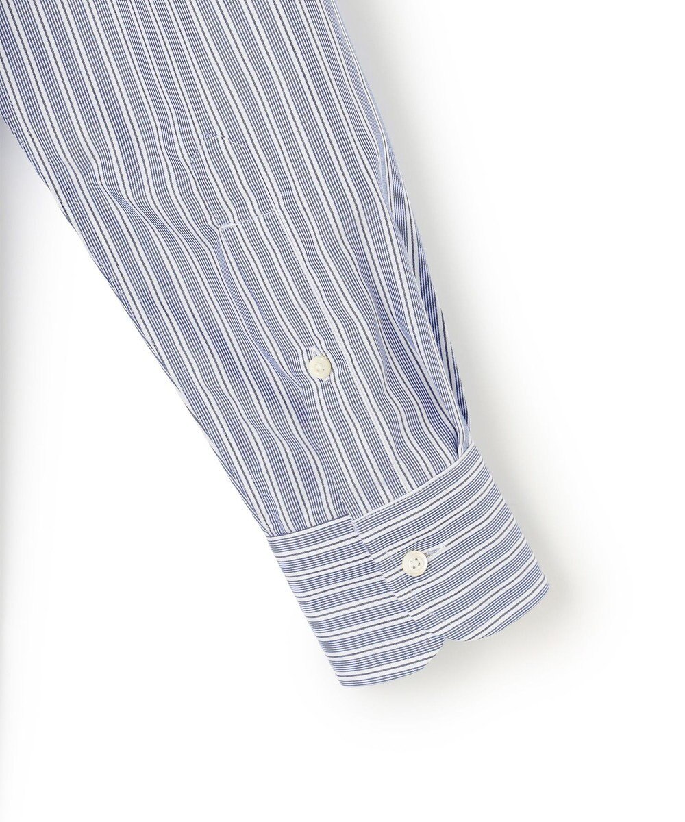 J.PRESS MEN 【PREMIUM PLEATS / 形態安定】イングリッシュストライプ ドレスシャツ / B.D. 