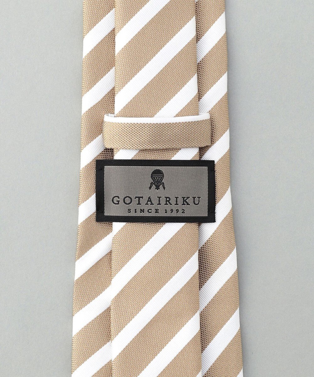 GOTAIRIKU GOTAIRIKU別注【日本製】シルク ネクタイ_ストライプ柄 