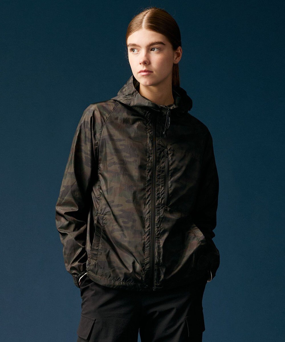 JOSEPH ABBOUD MOUNTAIN 【軽量/ECO撥水/耐久性】ポリエステルリップカモマウンテン パーカー 