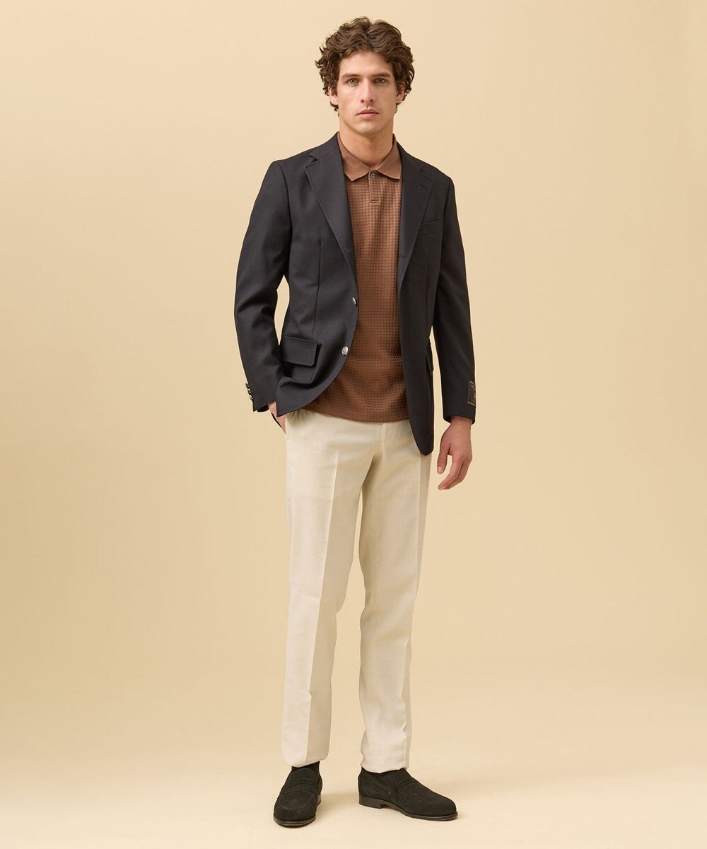 J.PRESS MEN ジャケットインの最適解【接触冷感 / 吸水速乾】【J.PRESS PREMIUM JERSEY】スキッパー ポロシャツ 