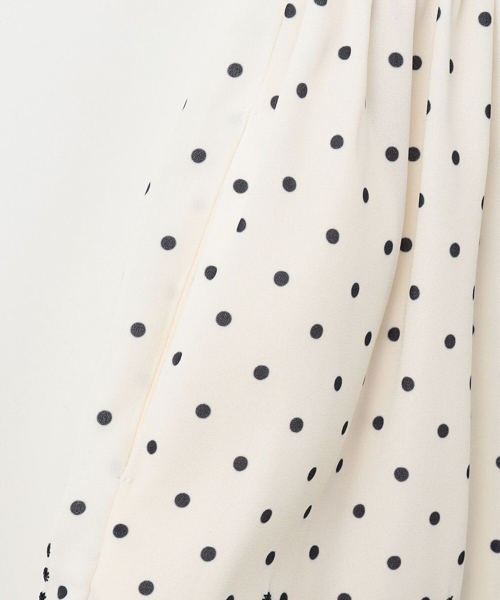 組曲 KIDS 【110-140㎝】ドットシフォン ワンピース 