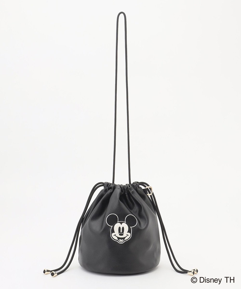 ANY 【ディズニー】ミッキーマウス／フェイクレザー巾着バッグ 