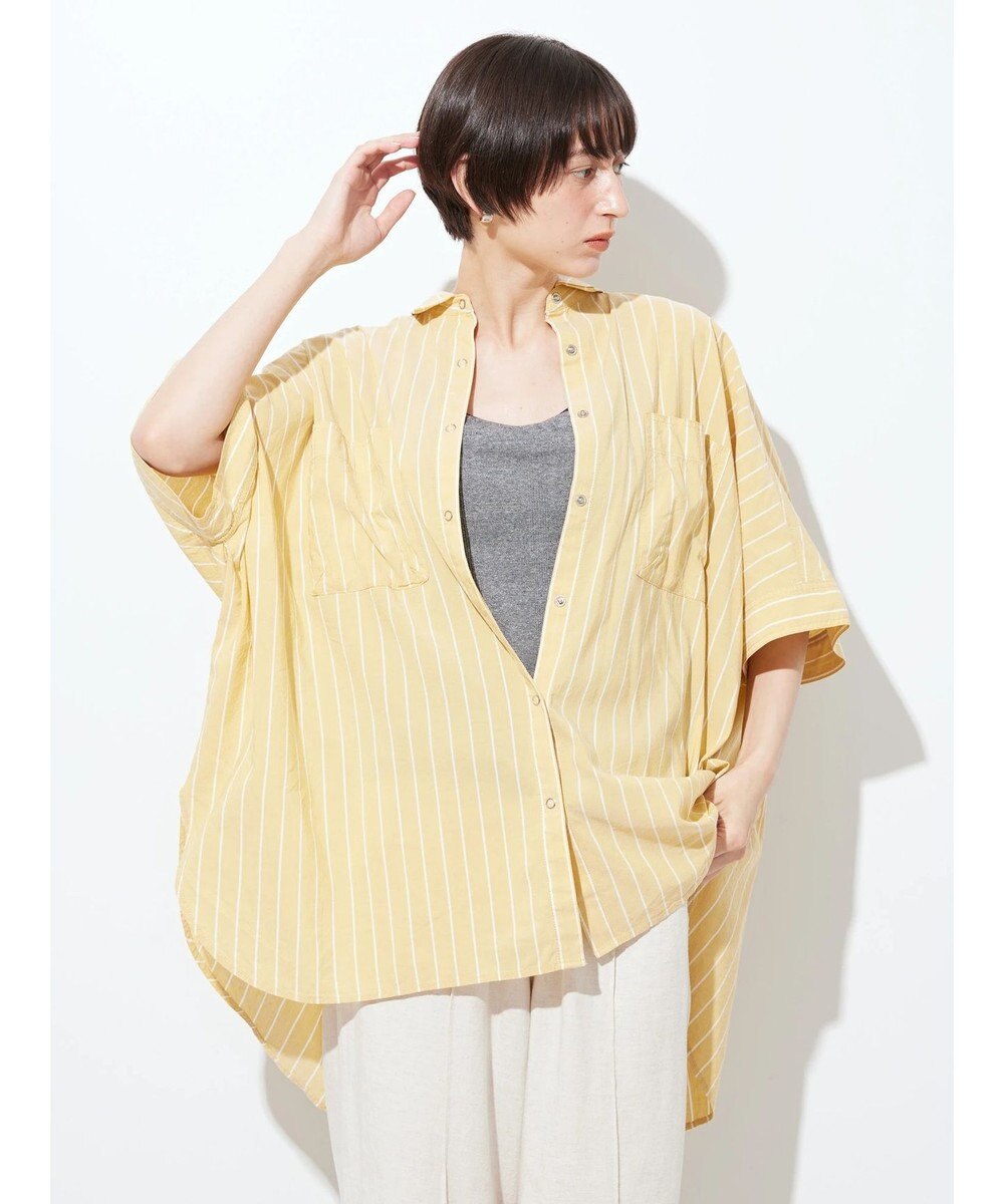 AMERICAN HOLIC ＷポケットバックタックＢＩＧシャツ 