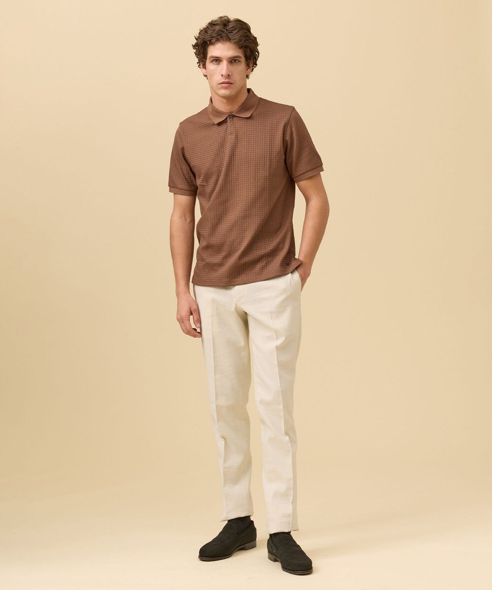 J.PRESS MEN 【ストレッチ性 / 洗える / 接触冷感】エレガントラミーコンフォート スラックス 