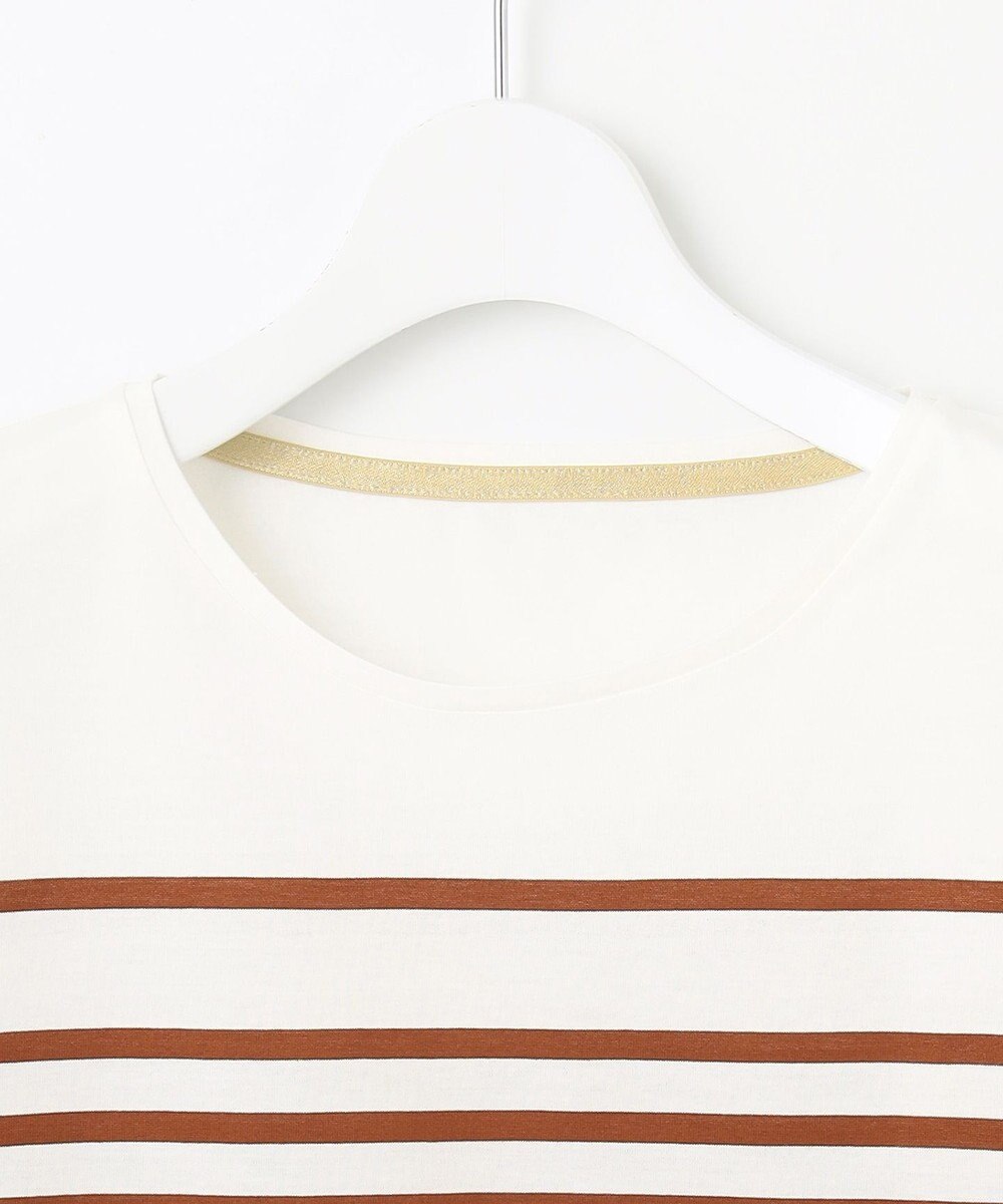 自由区 S 【洗える】ハイカウントボーダー カットソー 