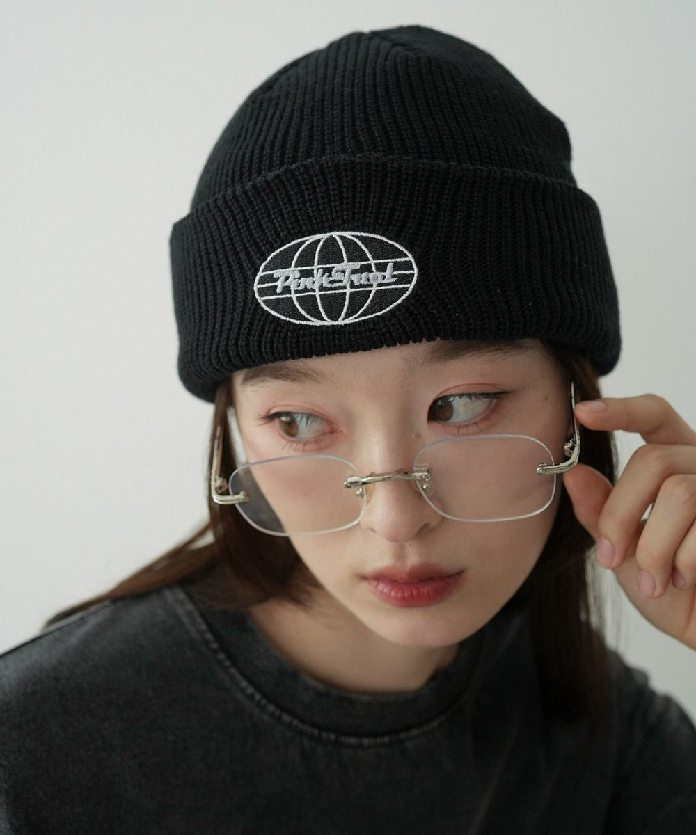 WEGO 【ユニセックス着用ITEM】ロゴショートビーニー 