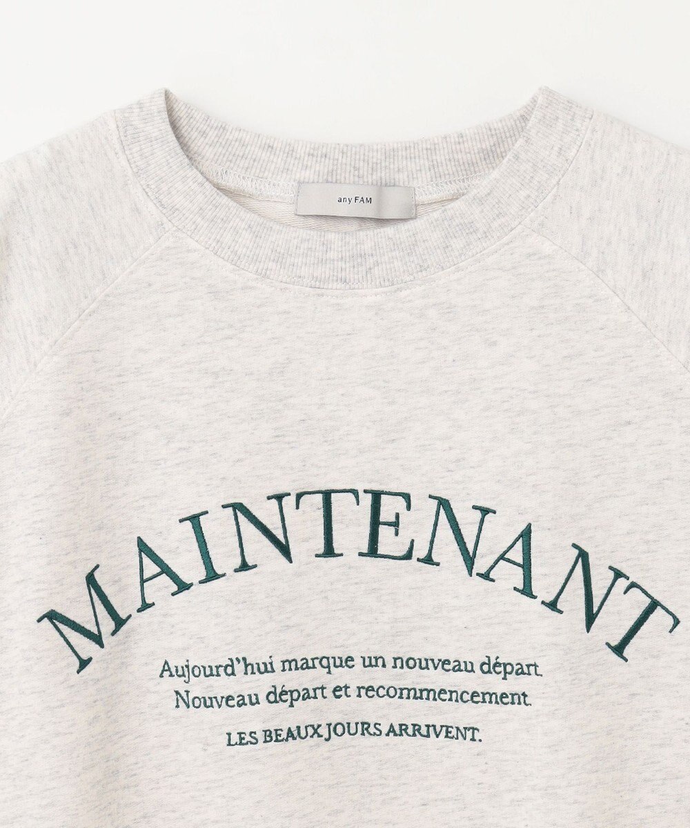 ANY 【UVケア/洗濯機可】ロゴスウェットプルオーバー 