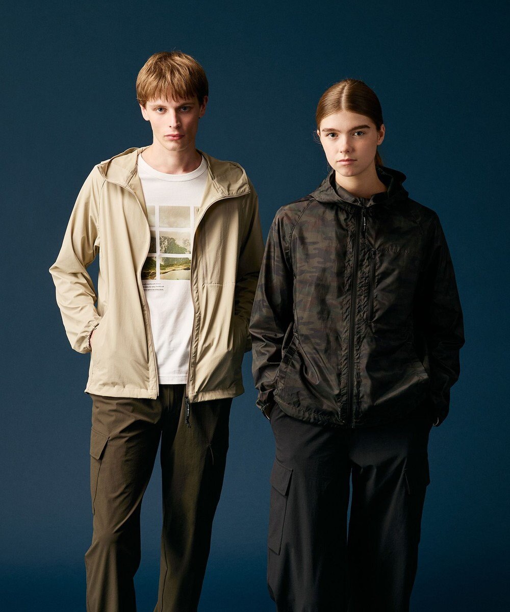 JOSEPH ABBOUD MOUNTAIN 【軽量/ECO撥水/耐久性】ポリエステルリップカモマウンテン パーカー 