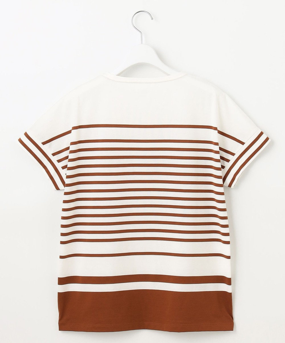 自由区 L 【洗える】ハイカウントボーダー カットソー 