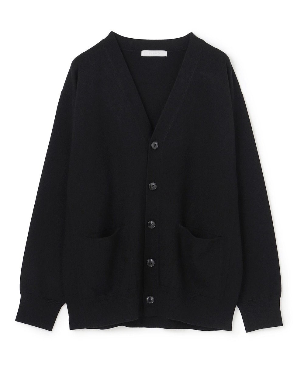 UNFILO MENS 【OCEANS YouTube 掲載/男女兼用】スムースシルキーニット カーディガン 