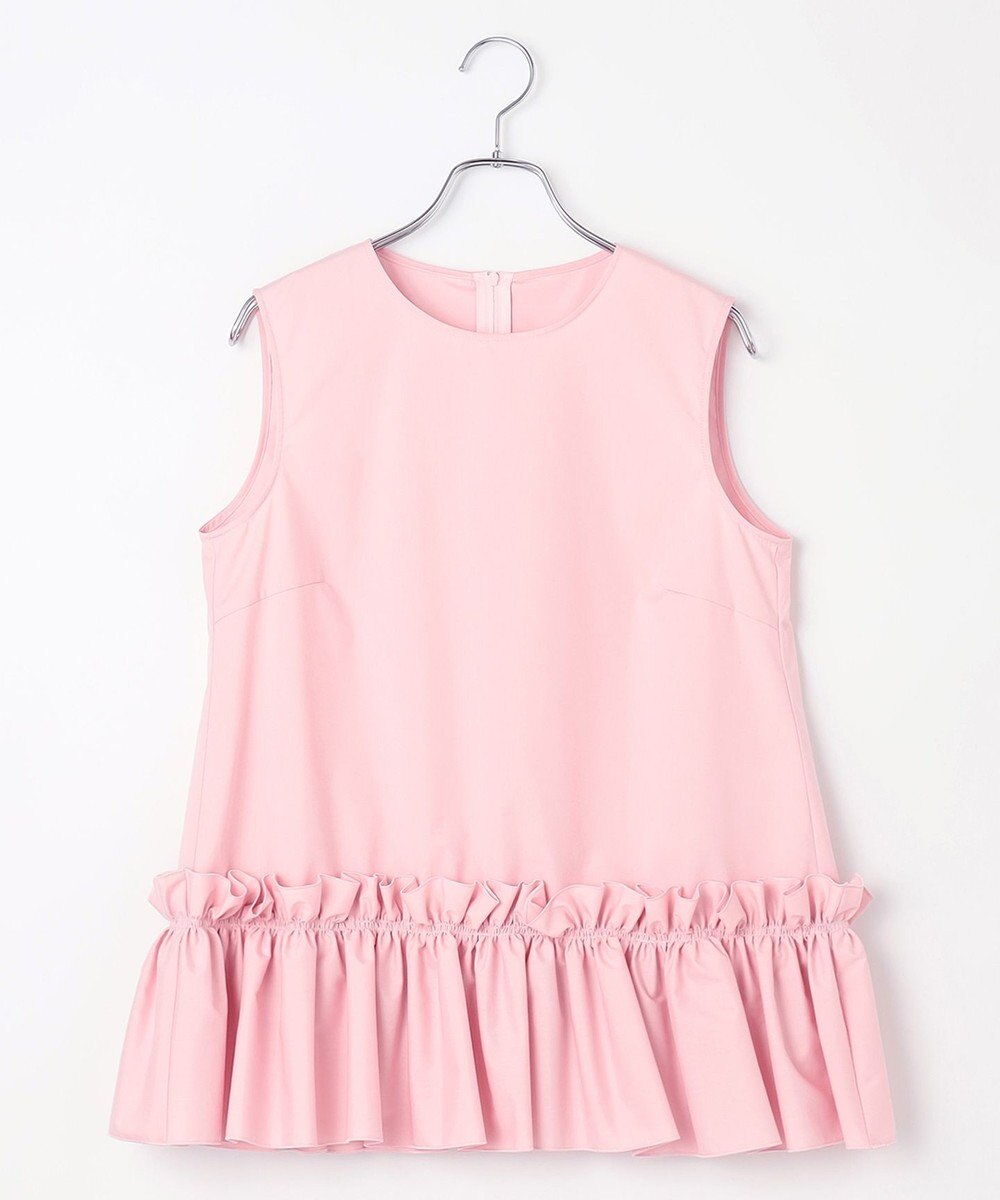 #Newans タックフリルヘムシャツ 