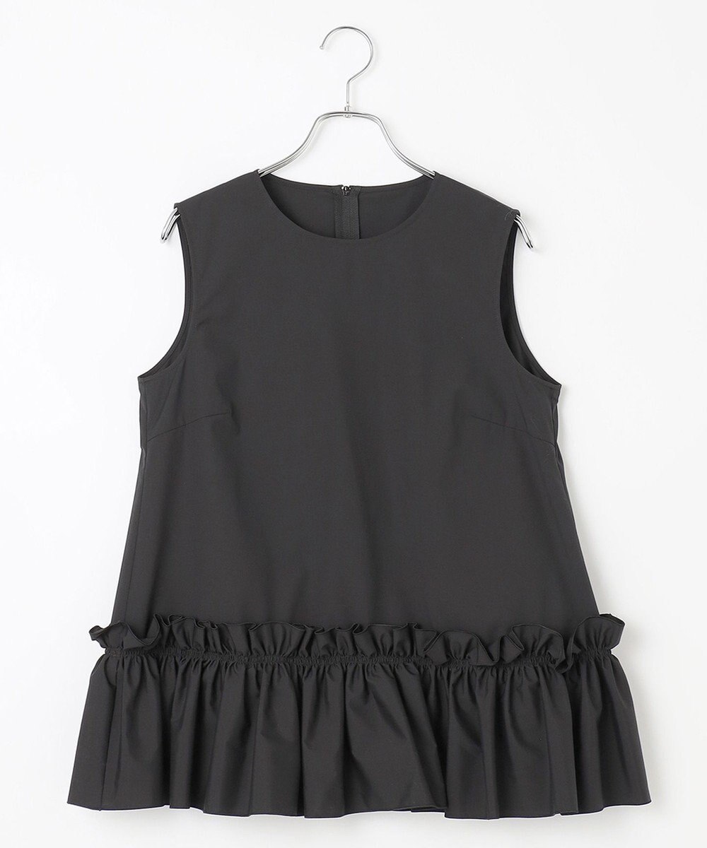 #Newans タックフリルヘムシャツ 