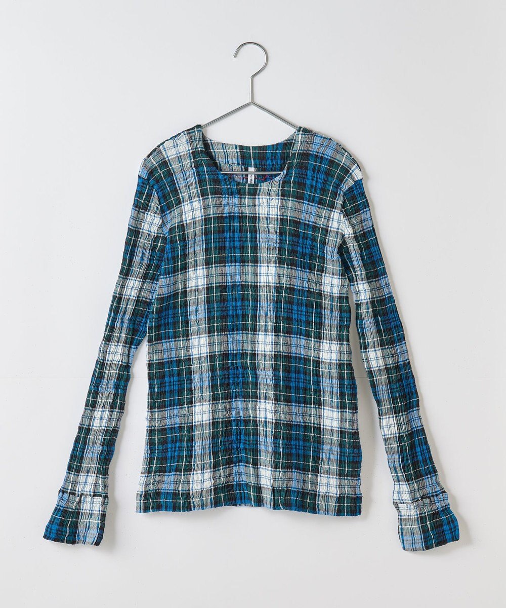 crêprie tsumori chisato creperie LONG SLEEVES T-SHIRT -TARTAN CHECK クレプリ タータンチェック長袖Tシャツ 