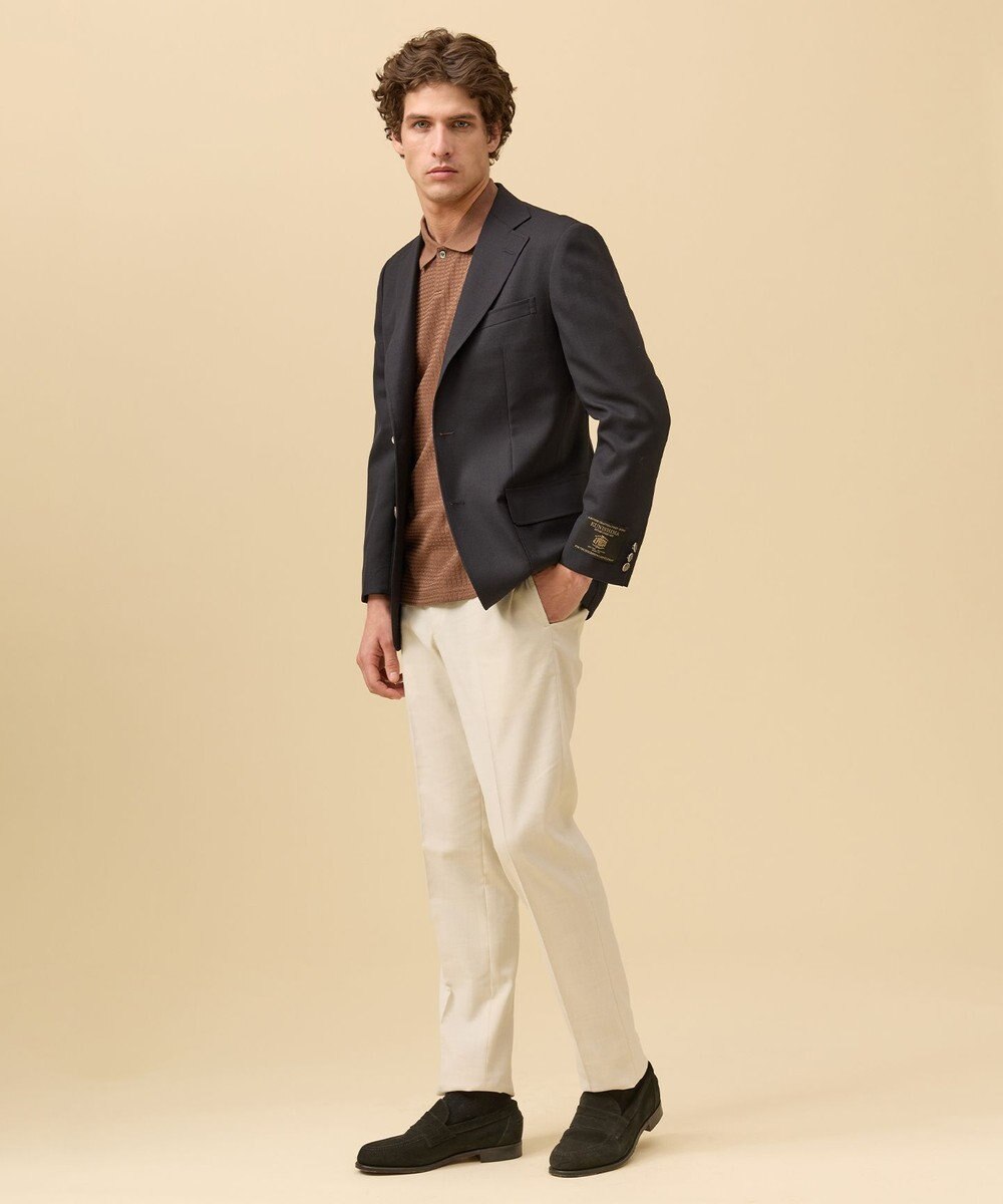 J.PRESS MEN 【ストレッチ性 / 洗える / 接触冷感】エレガントラミーコンフォート スラックス 