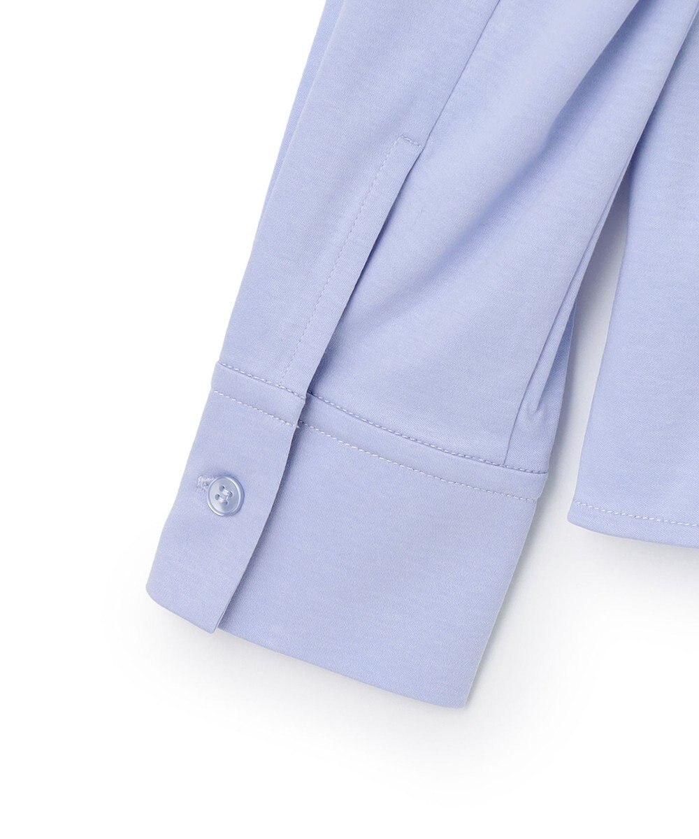 ICB L 【洗える】 コンパクトスムース シャツカラーカットソー 