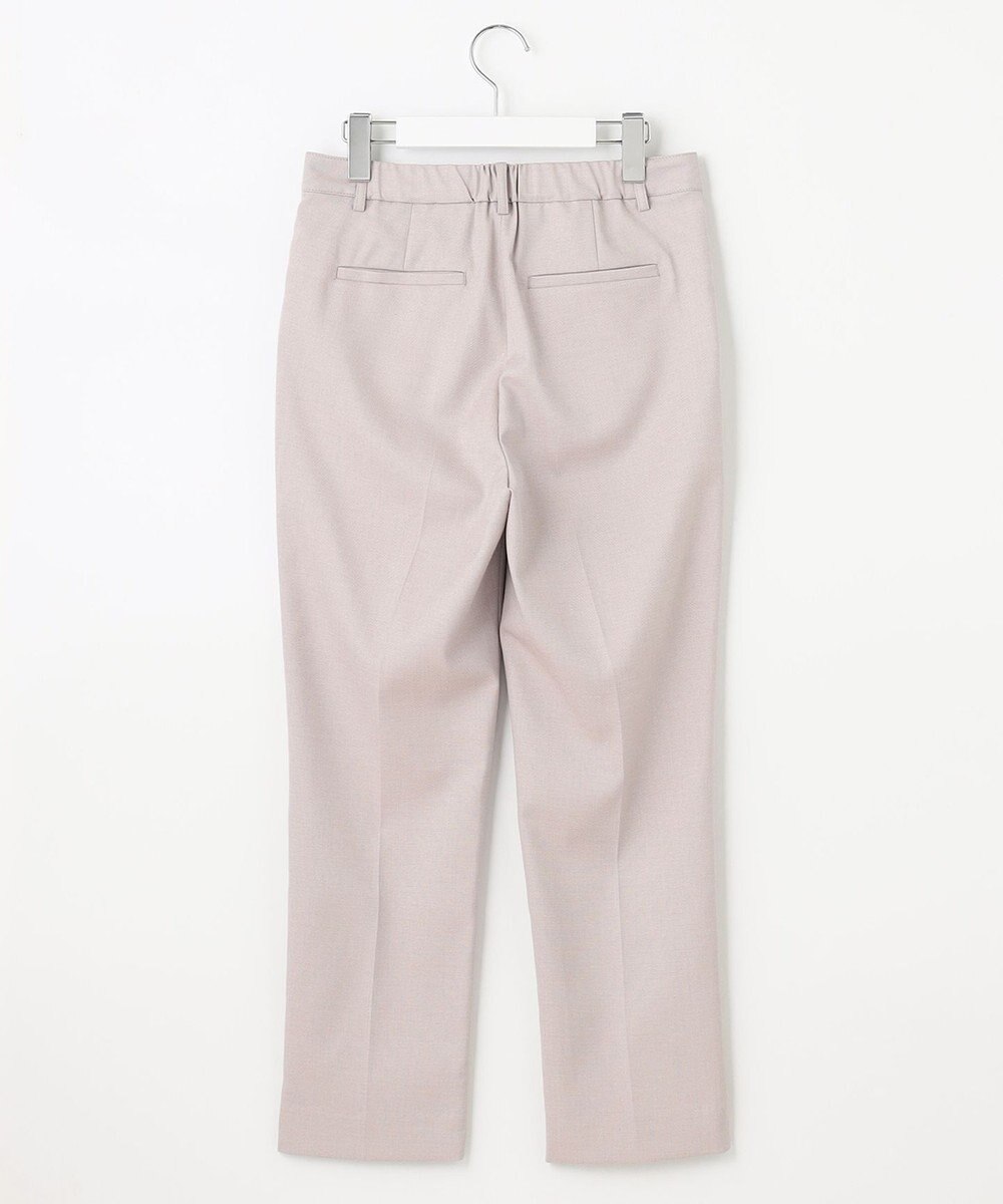 J.PRESS LADIES 【洗える】シャークスキン テーパード パンツ 