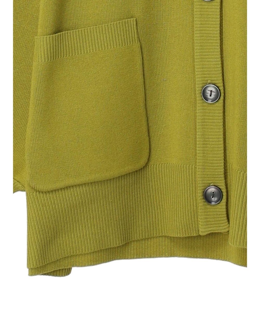 earth music&ecology クルーネックミドル丈カーディガン 