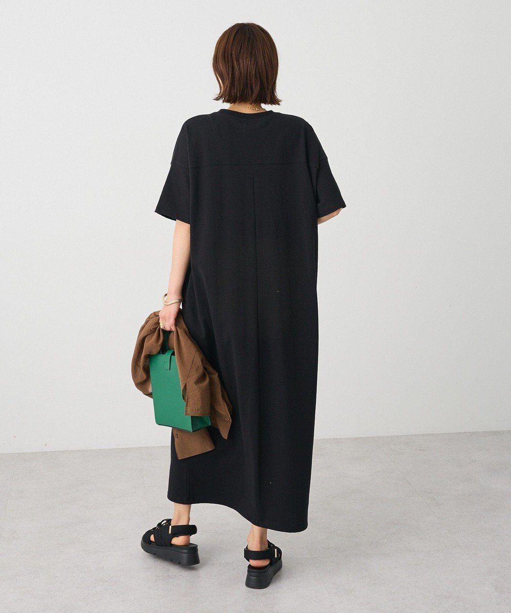 CRAFT STANDARD BOUTIQUE ビッグシルエット5分袖ワンピース 