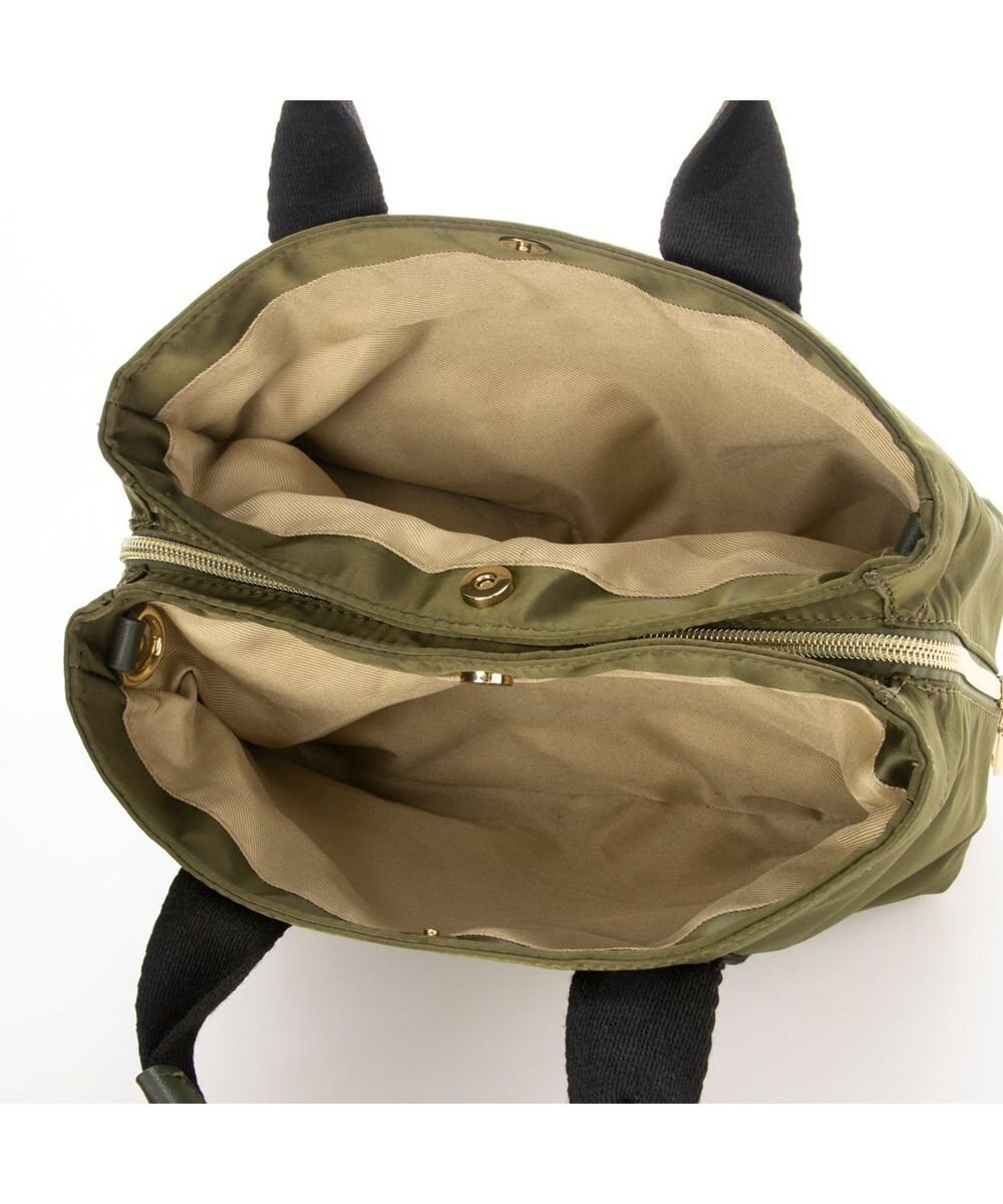 UNBILLION cachecache 3層サイフ機能付きナイロンボストン 