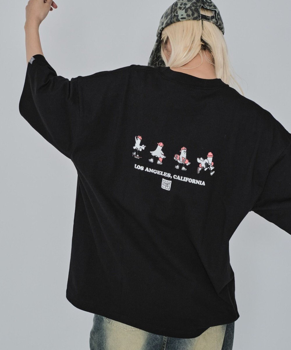 WEGO 【ユニセックス着用ITEM/MLサイズ展開】別注VISIONゴーストスケーターグラフィックT（SS） 