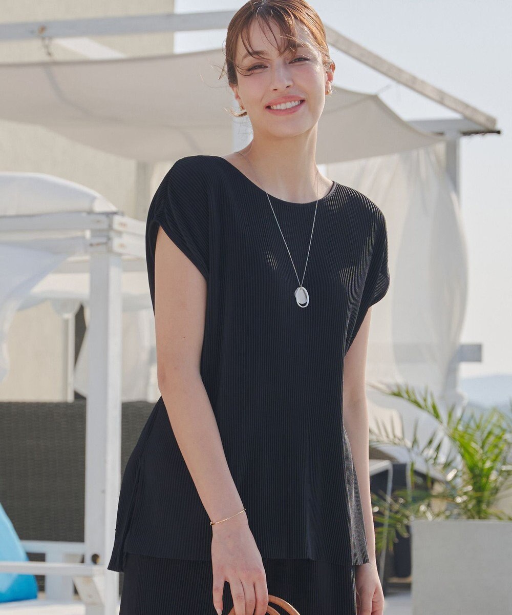 Tiaclasse 【2点セット・新色追加・洗える】クリスタルプリーツセットアップ 