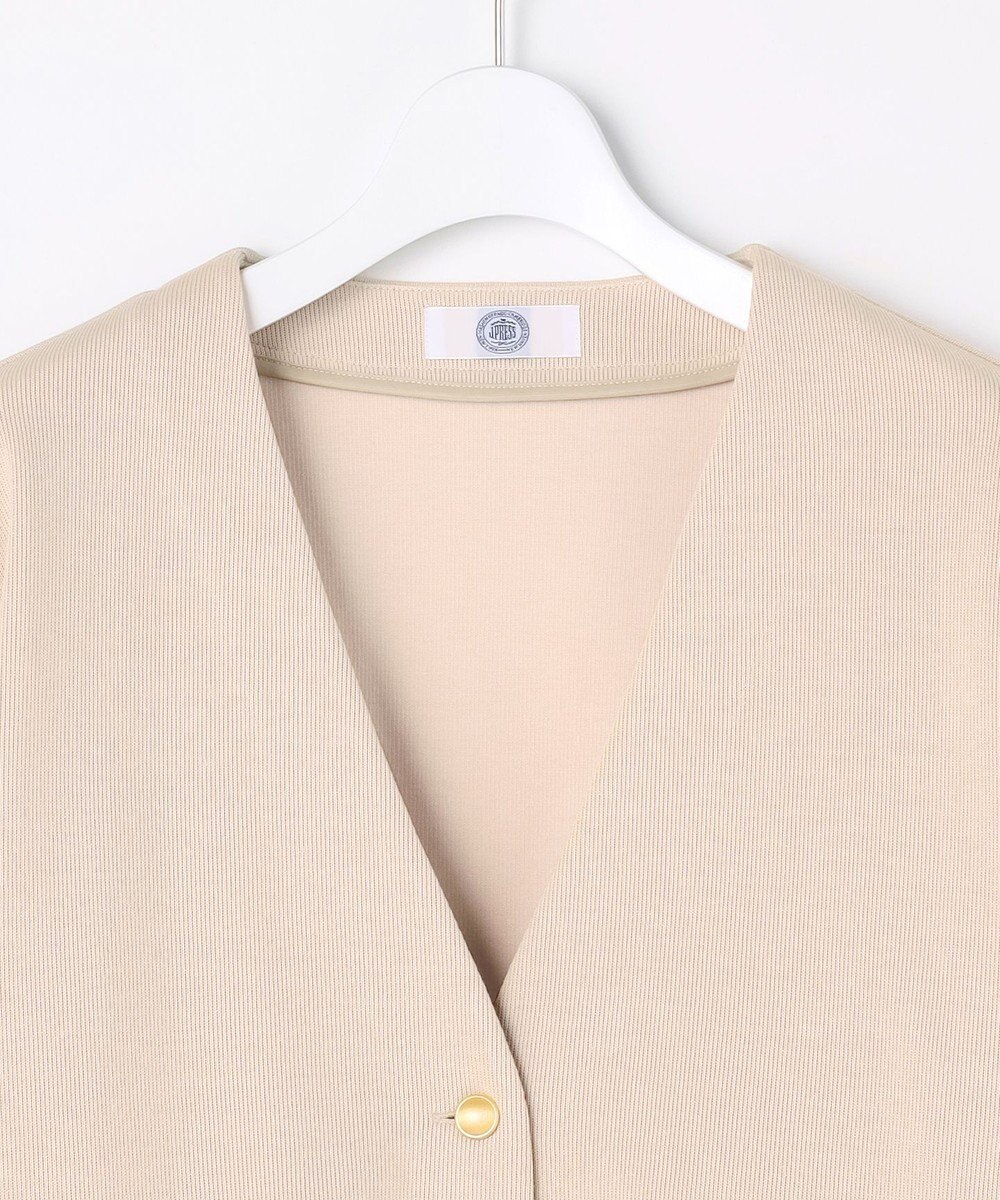 J.PRESS LADIES ジャージー Vネック カーディガン 