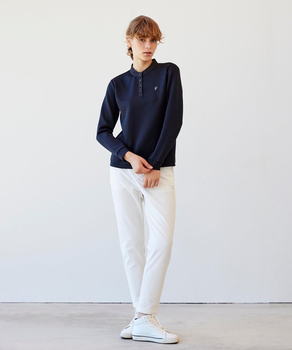 23区GOLF 【23Fondation】【WEB&一部店舗限定】クレリック モックネックシャツ 