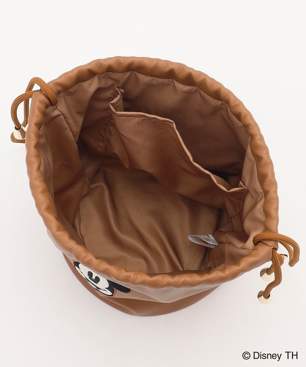 ANY 【ディズニー】ミッキーマウス／フェイクレザー巾着バッグ 