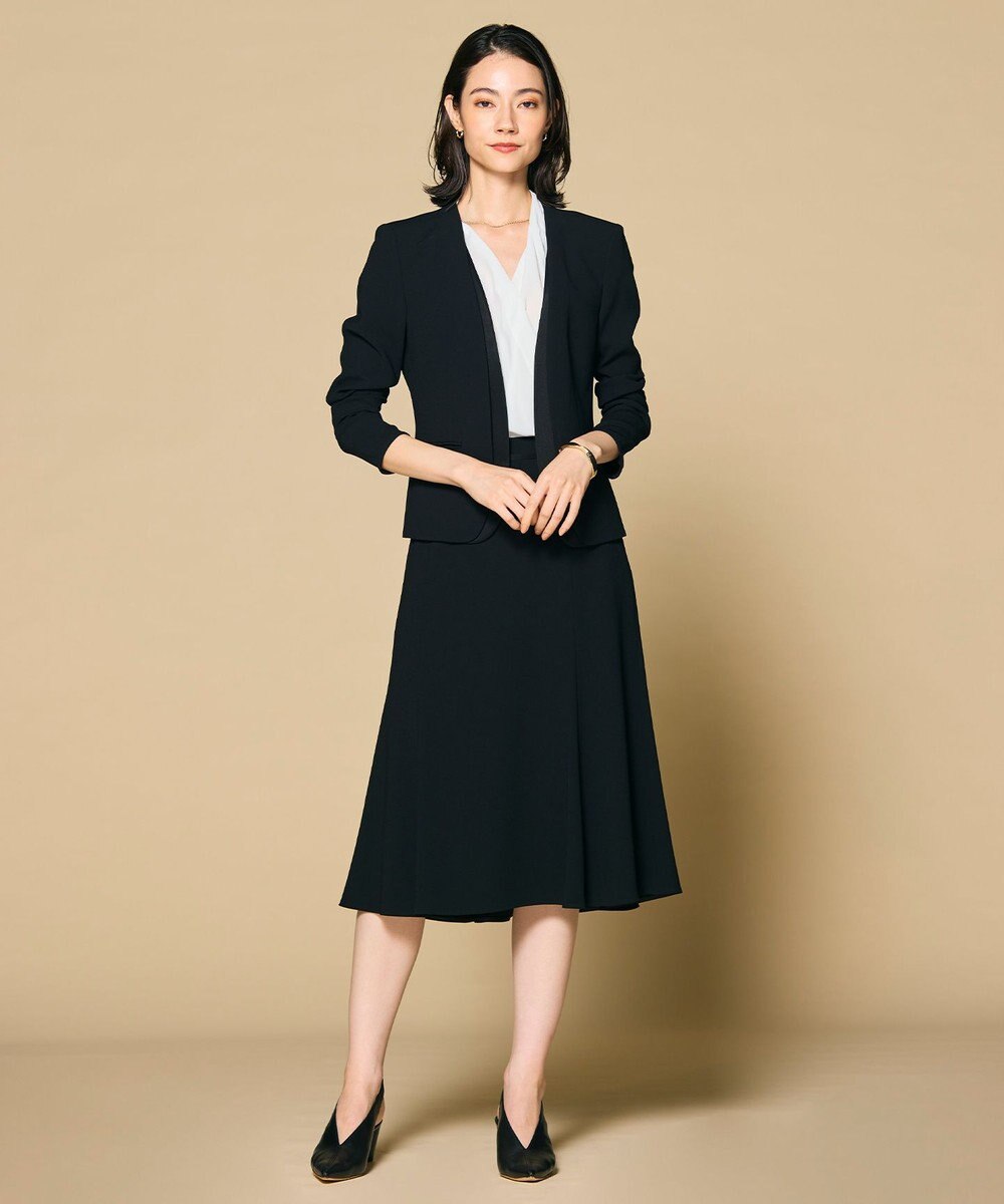 BEIGE， OLIVE / カシュクールフレンチスリーブブラウス 