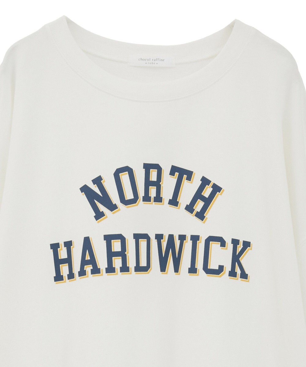 Green Parks カレッジロゴ裏毛チュニック 