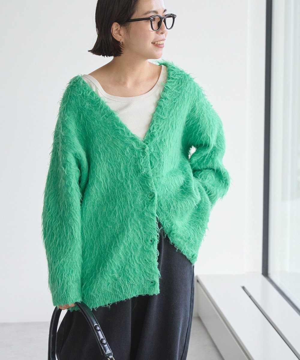 AMERICAN HOLIC カールシャギーカーディガン 