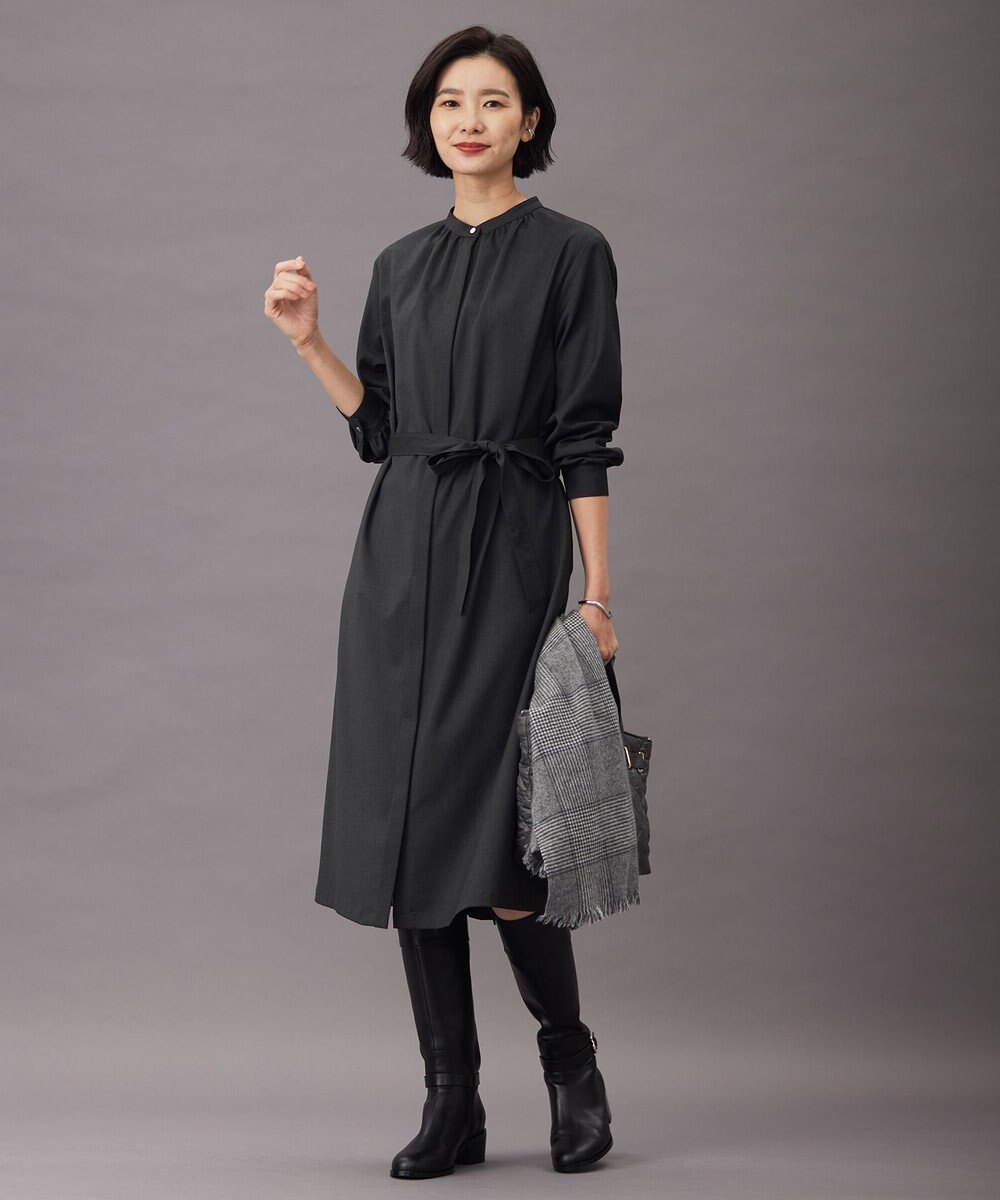 J.PRESS LADIES 【洗える】T/W/R ウォッシャブル ワンピース 