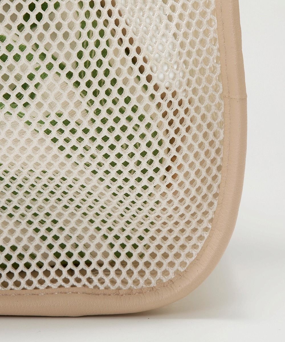 TOPKAPI 【TREASURE TOPKAPI】プリント 巾着バッグ付き メッシュ ワンハンドルバッグ 