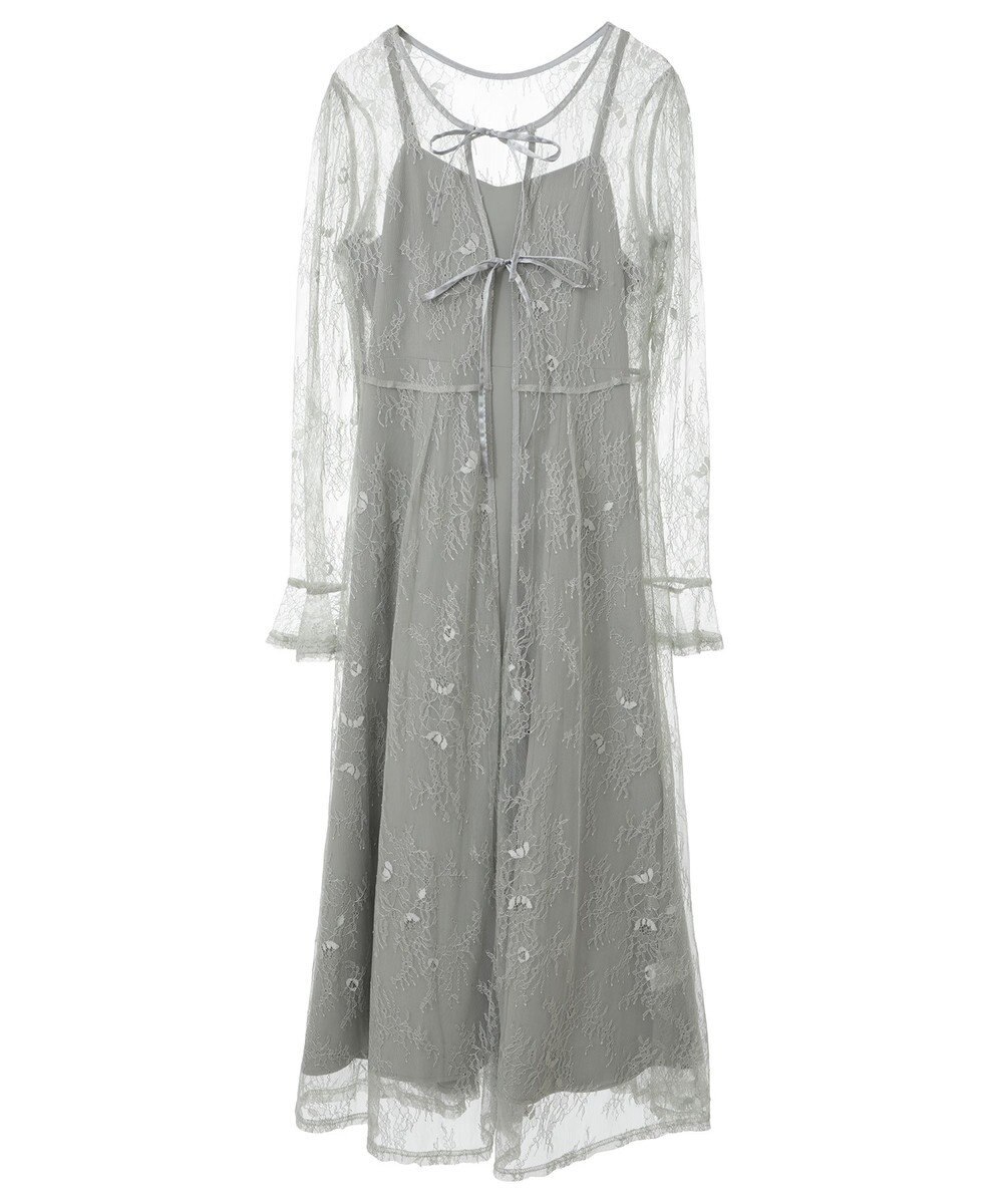 earth music&ecology SET2点レースワンピース＋キャミワンピース 