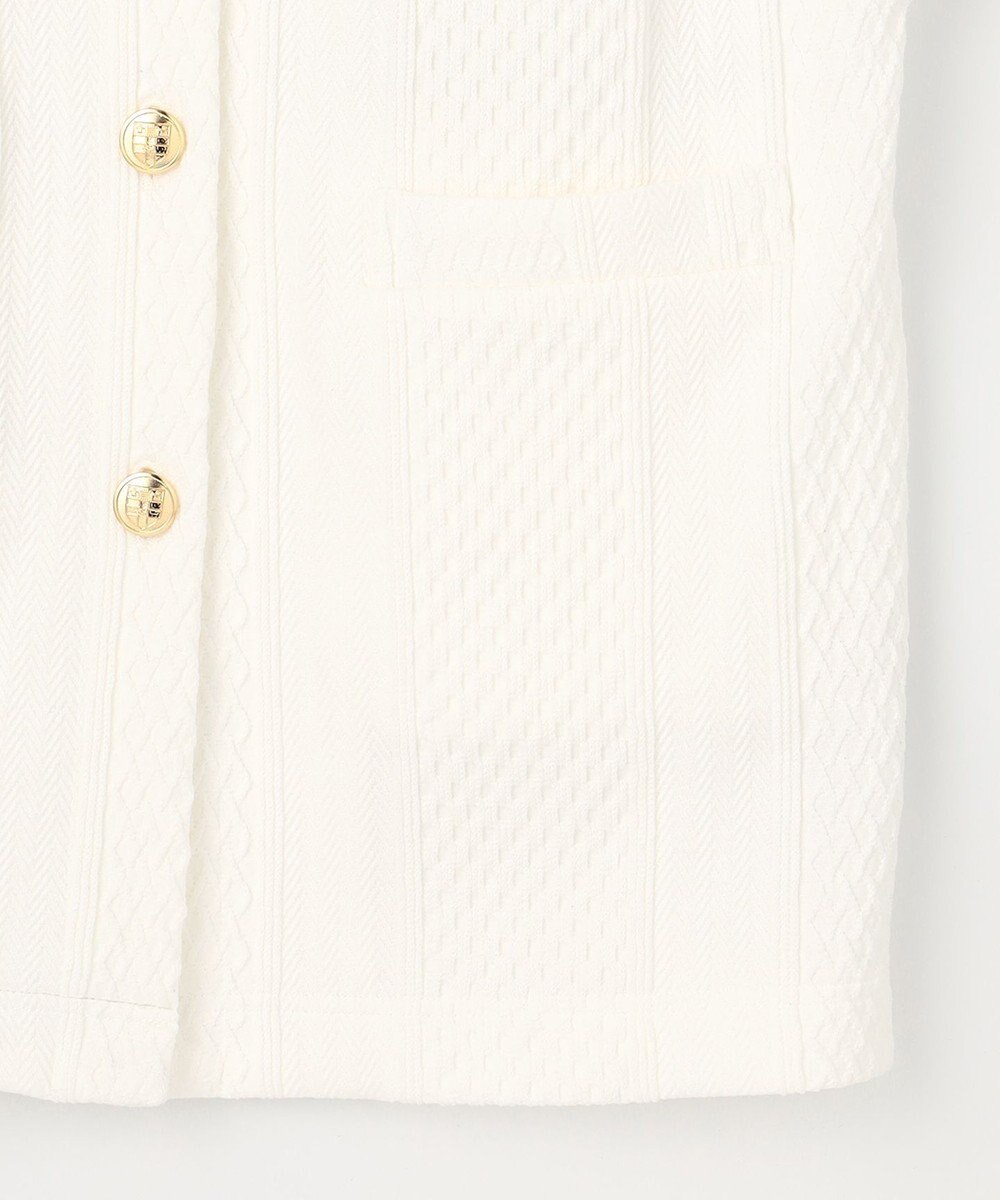 SHARE PARK LADIES 【洗える】ケーブルジャガード ジレ 