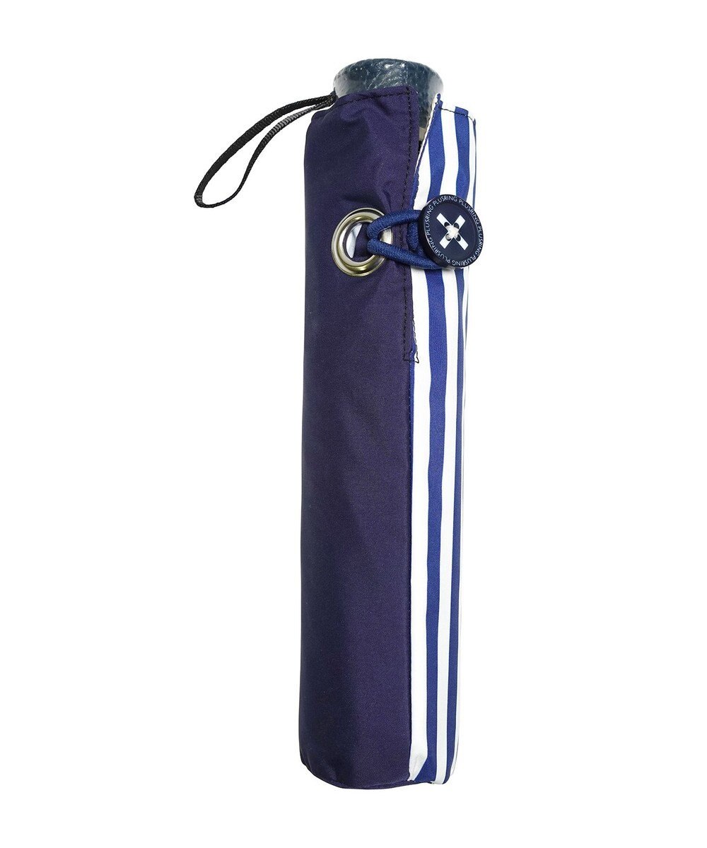 +RING レディース向け プラスリング 簡単開閉式折傘55cm NVY T1384 