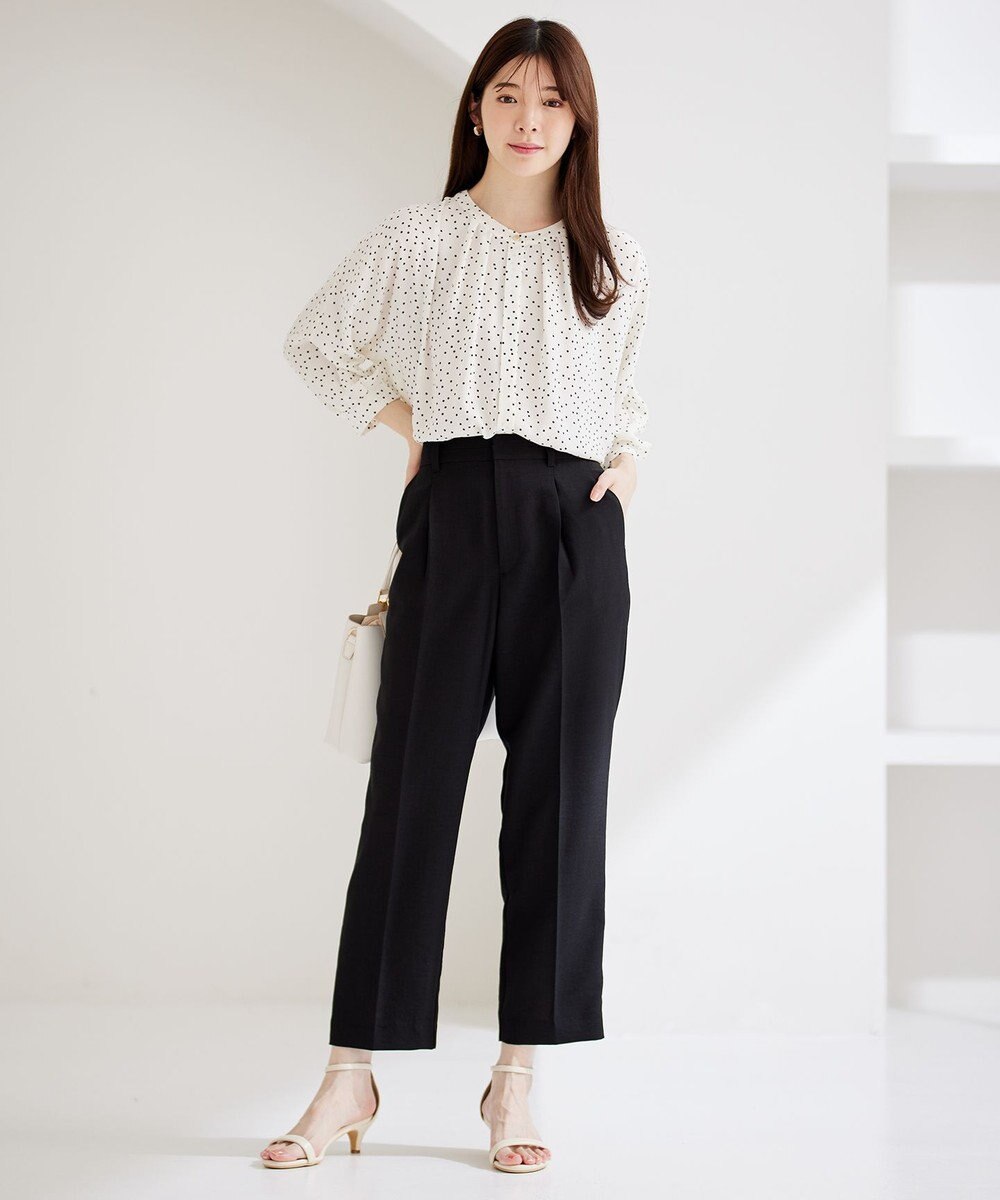 ANY SIS 【UVカット・接触冷感】ドライタッチクール テーパードパンツ 